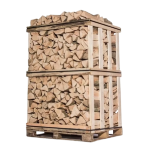 Legna da Ardere di Faggio Rosso 33 cm – Pallet da 1 m³ Impilato – Essiccata in Forno