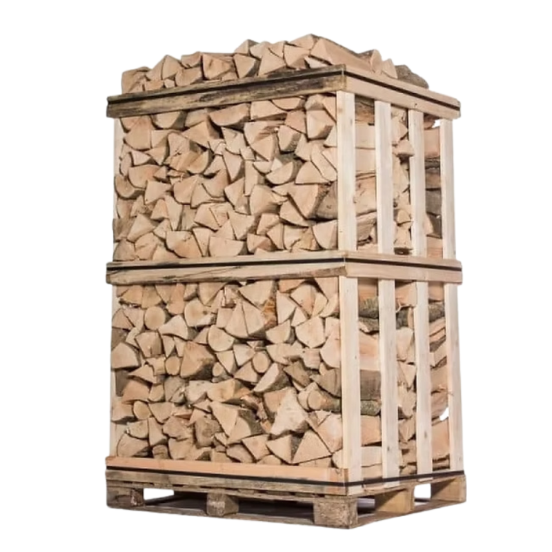 Legna da Ardere di Faggio Premium 1,6 m³ Impilati – Tronchi da 25-30 cm – Essiccata 36 Mesi – Certificazione NF