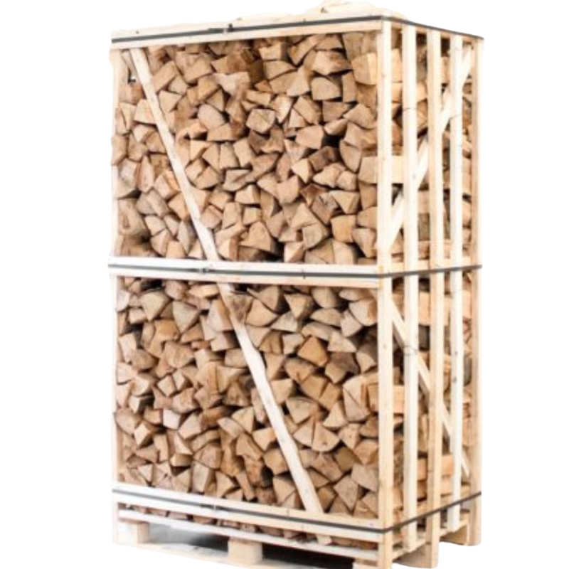 Legna da Ardere di Faggio Essiccata in Forno – Pallet da 900 kg – Tronchi da 25 cm – Umidità < 20%