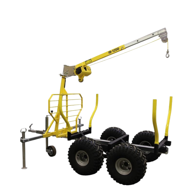 Rimorchio Forestale Omologato per Quad 1200 kg con Telaio Estensibile – Image 4