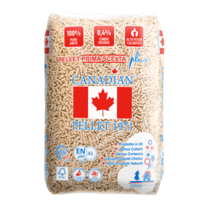 Pellet Canadesi Premium 70 Sacchi da 15 kg – Certificazione ENplus A1 e DINplus – 1050 kg