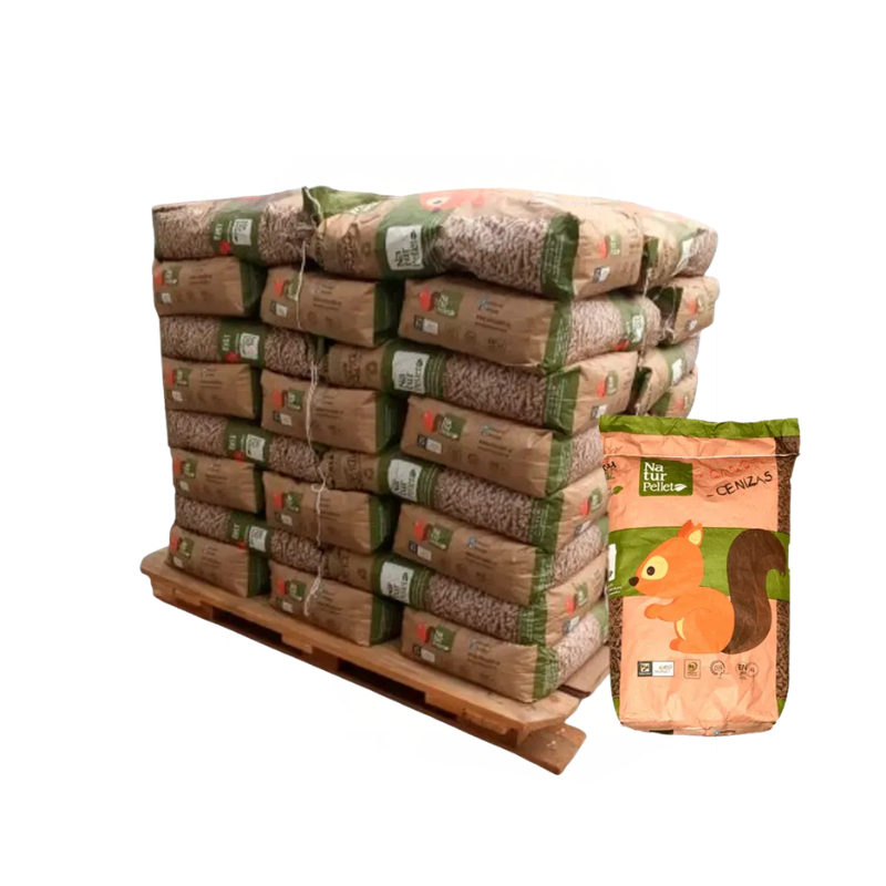 Pellet Naturpellet ENplus A1 – Pallet 35 Sacchi da 15 kg – 525 kg