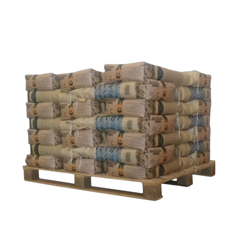 Pellet TASSO Premium ENplus A1 e DIN Plus – Mezza Pallet 35 Sacchi da 15 kg – 525 kg