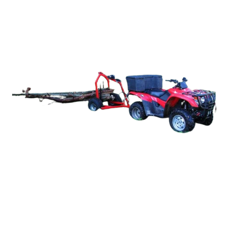 Rimorchio Forestale per ATV e Quad con Verricello Elettrico 500 kg – Image 3