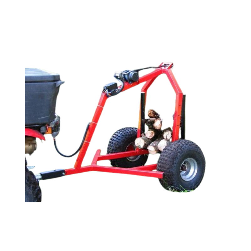 Rimorchio Forestale per ATV e Quad con Verricello Elettrico 500 kg – Image 4