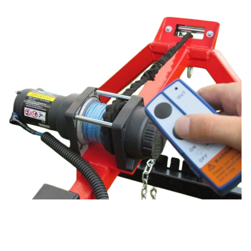 Rimorchio Forestale per ATV e Quad con Verricello Elettrico 500 kg – Image 6