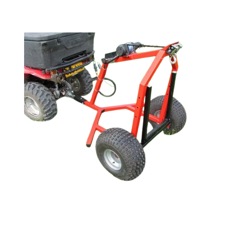 Rimorchio Forestale per ATV e Quad con Verricello Elettrico 500 kg – Image 7