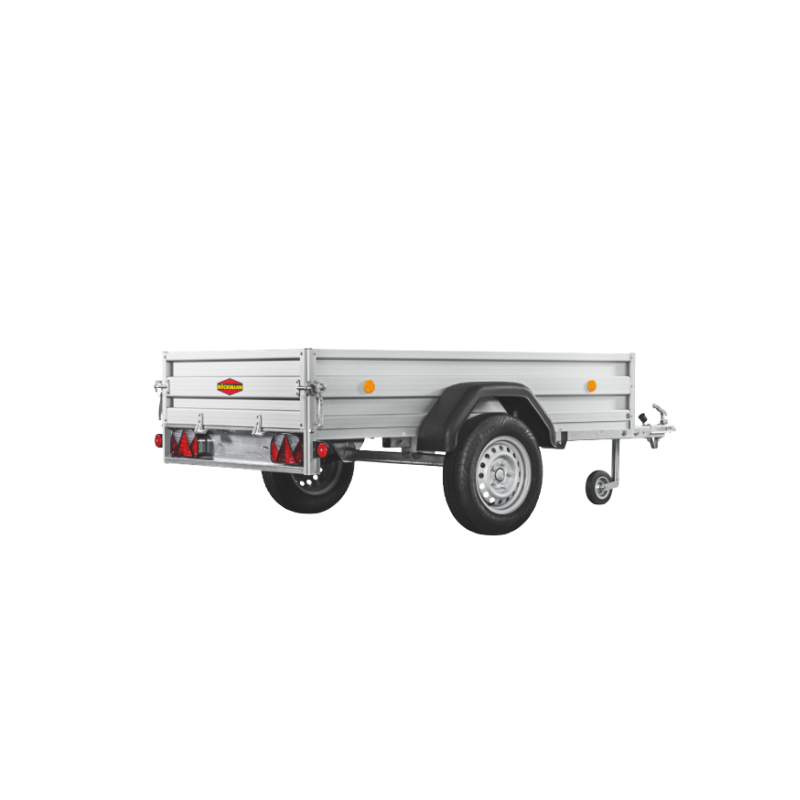 Rimorchio monoasse in alluminio anodizzato 2515 x 1500 mm – Image 2