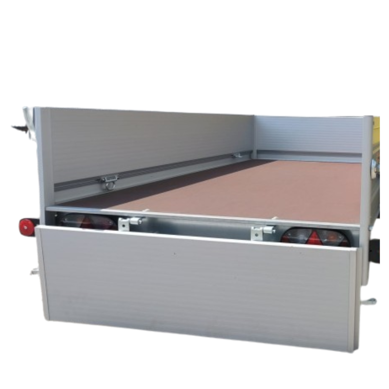 Rimorchio monoasse in alluminio anodizzato 2515 x 1500 mm – Image 3