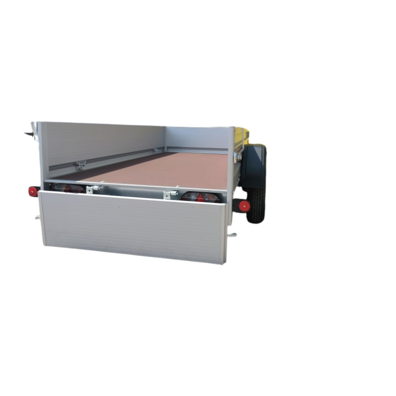 Rimorchio monoasse in alluminio anodizzato 2100 x 1300 mm – Non frenato – Image 3