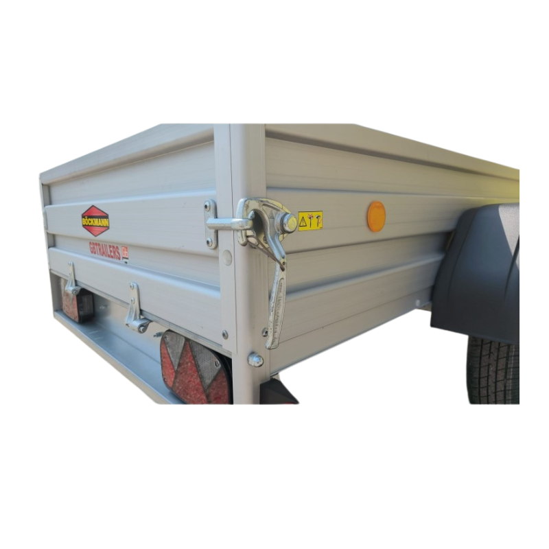 Rimorchio monoasse in alluminio anodizzato 2100 x 1300 mm – Non frenato – Image 4