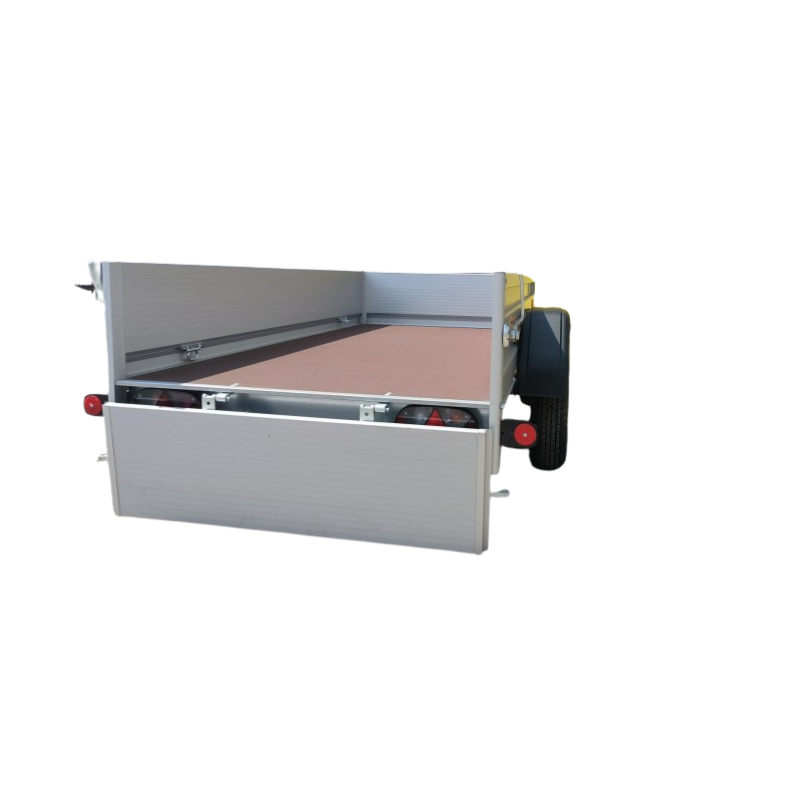 Rimorchio monoasse in alluminio anodizzato 2100 x 1110 mm – Non frenato – Image 3