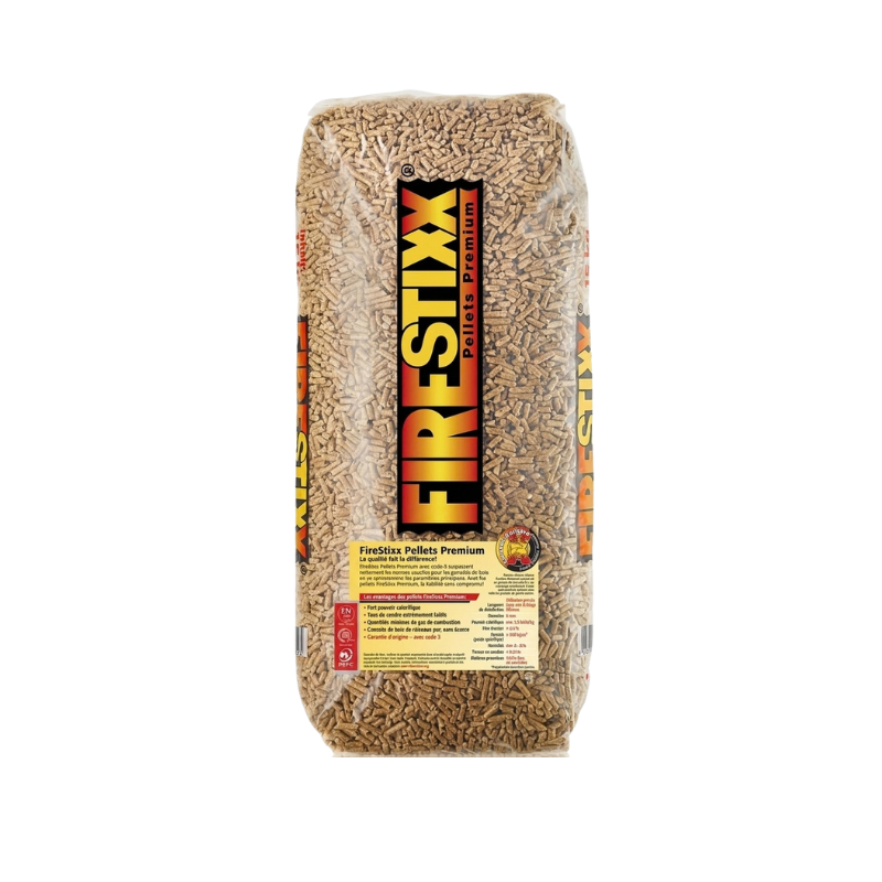 Pellet FireStixx ENplus A1 – DINplus – 70 Sacchi da 15 kg