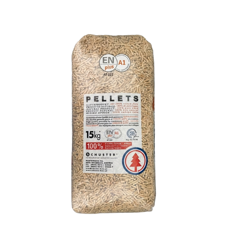 Pellet Schuster ENplus A1 – 70 Sacchi da 15 kg