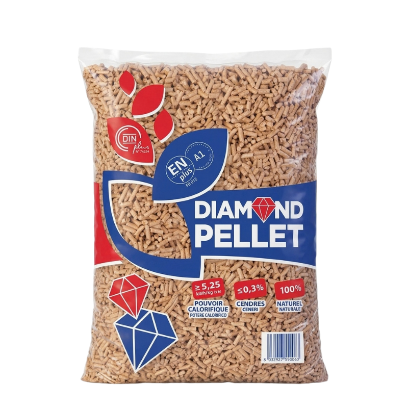 Diamond Pellet Abete ENplus A1 – 70 Sacchi da 15 kg – 1.050 kg Totali