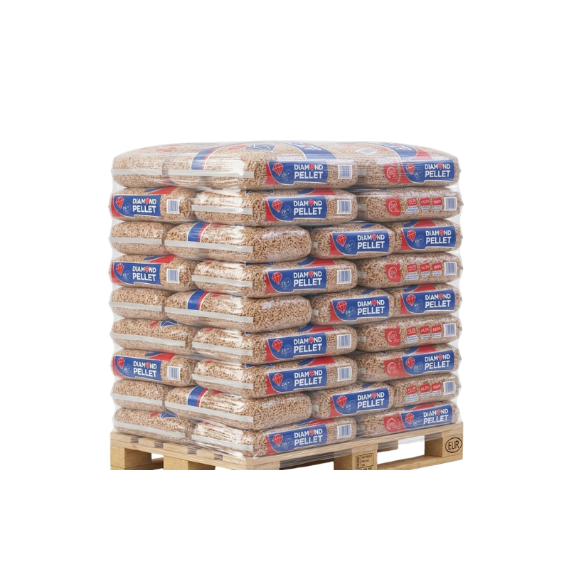 Diamond Pellet Abete ENplus A1 – 70 Sacchi da 15 kg – 1.050 kg Totali - immagine 2