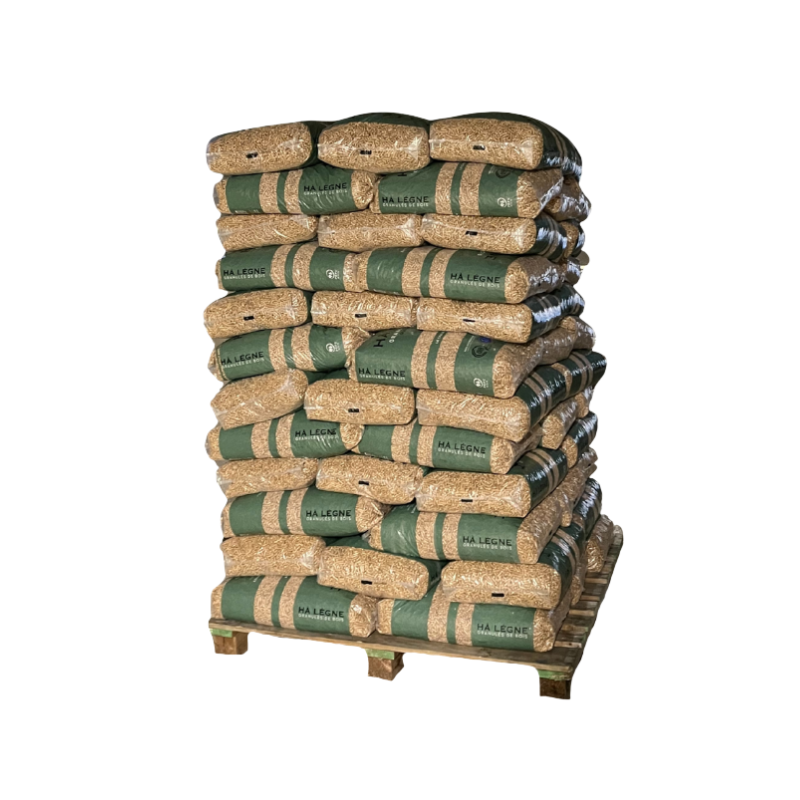 Pellet Hà Légne Vert – 72 Sacchi da 15 kg – 100% Conifera
