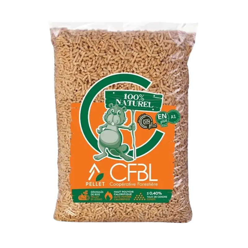 Pellet CFBL ENplus A1 – 72 Sacchi da 15 kg – 100% Abete Francese